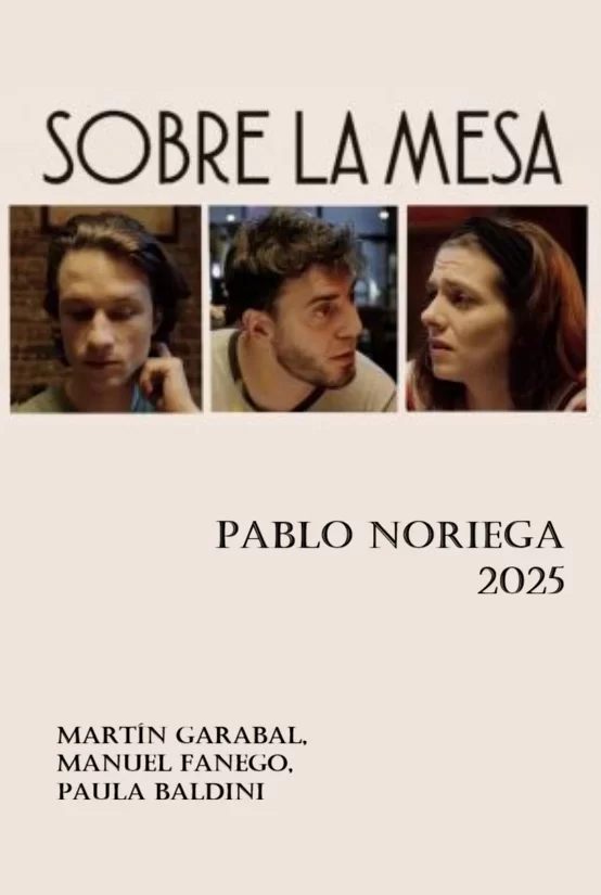 Cartel de Sobre la mesa